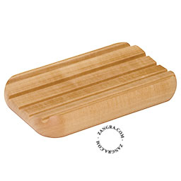 beechwood soap dish