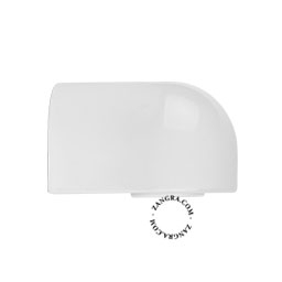 white porcelain wall lamp