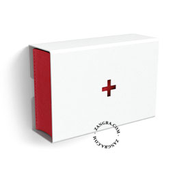 First aid box.