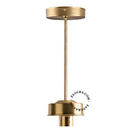 Brass ceiling lamp replacement base.