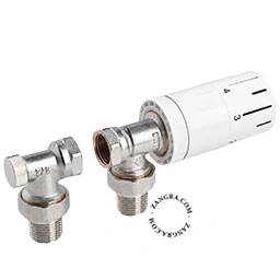 Produkt Thermostatic Radiator Valve Set - 1/2" x 1/2" Obraz