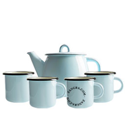 tableware-enamel-blue-mug-teapot