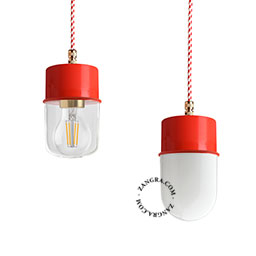verlichting-lamp-metaal-rood-glas-globe-lampenkap