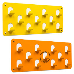 wall-mounted coat rack