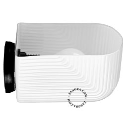 Art Deco glass wall light.