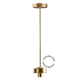 Brass ceiling lamp replacement base.