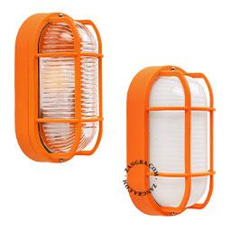 orange bulkhead light Benji - IP44