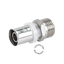 Produkt złączka zaprasowywana do rur wielowarstwowych - 1/2″ GZ x Ø 16 mm Obraz