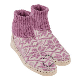 Pink norwegian slippers.