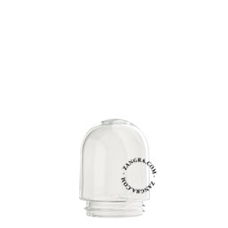 Clear glass diffuser for light fixtures.