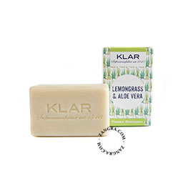 Solid shampoo with aloe vera and lemongrass