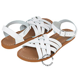 White Salt Water sandals in leather
