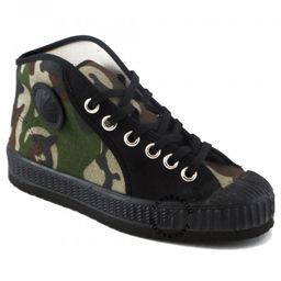 Retro camouflage sneakers