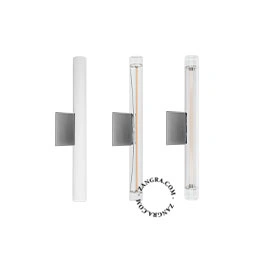 Produkt verchromte Wand- oder Deckenleuchte S14d - 30 cm Foto
