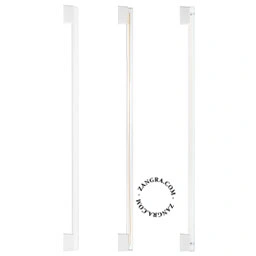 Produkt vägg/taklampa S14s i vitt porslin – 100cm Bild