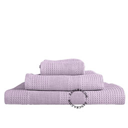 Våffelväv badhandduk – blåregn.