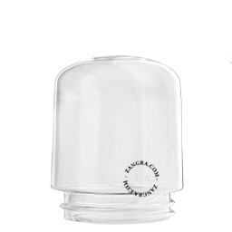 Clear glass lampshade for light fixtures.