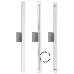 Product chrome wall or ceiling light S14d - 50 cm Image