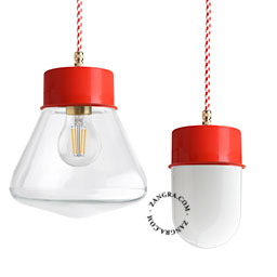 verlichting-lamp-metaal-rood-glas-globe-lampenkap