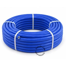 Produkt rura wielowarstwowa PEX-AL-PEX - 16 mm - zwój 50 m, niebieska, w otulinie izolacyjnej Obraz