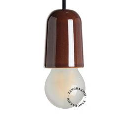 Produkt porcelain socket - brown Obraz