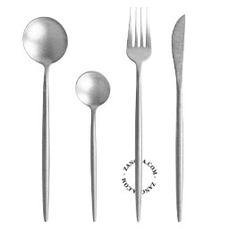 Produkt 24pcs cutlery set/vintage finish in silver color Obraz