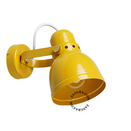 wandlamp geel loftlamp lamp