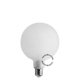 E27 frosted glass filament LED light bulb