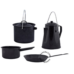 cookingset-enamel-campware-outdoor-lightweight-accessory