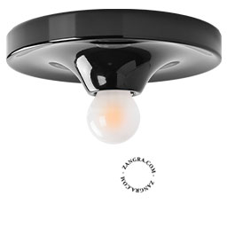 Czarna lampa age space.