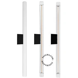 Product black wall or ceiling light S14d - 50 cm Image
