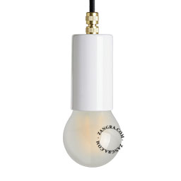 White lampholder.