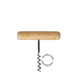 wooden corkscrew