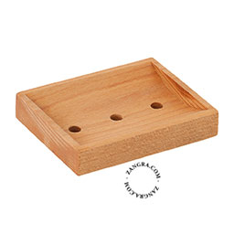 beechwood soap dish