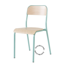 stackable-wood-school-chair-turquoise