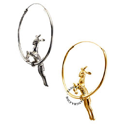 earrings-hoop-deer-jewellery-women-silver-gold