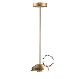 Brass ceiling light replacement base.
