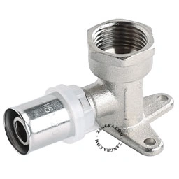 Produkt Kolanko wieszakowe zaprasowywane do rur wielowarstwowych - 1/2″ GW x 16 mm Obraz