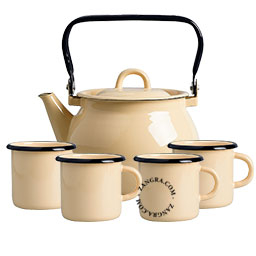 tableware-enamel-caramel-mug-kettle