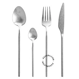 Produkt 24pcs cutlery set/vintage finish in silver color Obraz