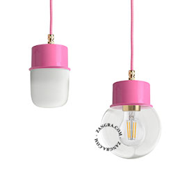 verlichting-lamp-metaal-rosa-glas-globe-lampenkap