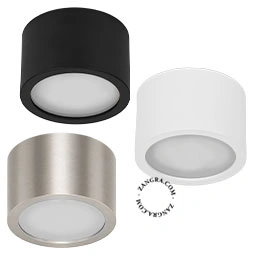Produkt overflademonteret LED-spotlight Capucine - Ø 10 cm - IP54 Billede