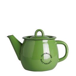 green-enamel-teapot-tableware