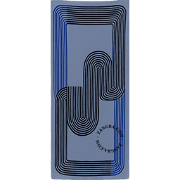 Toalla de algodón panal azul.