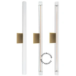 Produkt mosiężna lampa ścienna lub sufitowa S14d - 50 cm Obraz