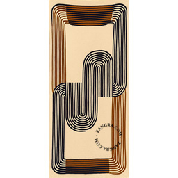 Toalla de algodón panal amarillo y marrón.