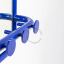 Retro mirror with three hooks.