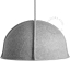 Acoustic lamp in felt.