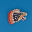 Crowned tiger brooch.
