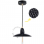 black and white ceramic warehouse pendant light